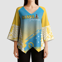 Personalised Vanuatu Sanma Day Kimono Sleeve Blouse Special Style - Polynesian Pride