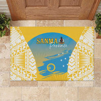 Vanuatu Sanma Day Rubber Doormat Special Style - Polynesian Pride
