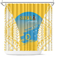 Vanuatu Sanma Day Shower Curtain Special Style - Polynesian Pride