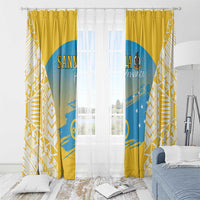 Vanuatu Sanma Day Window Curtain Special Style - Polynesian Pride