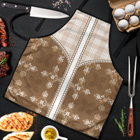 Beige Hawaii Paniolo Quilt Motif Apron