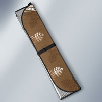 Beige Hawaii Paniolo Quilt Motif Auto Sun Shade