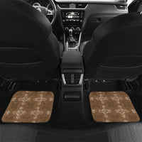Beige Hawaii Paniolo Quilt Motif Car Mats