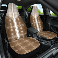 Beige Hawaii Paniolo Quilt Motif Car Seat Cover