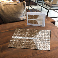 Beige Hawaii Paniolo Quilt Motif Puzzle