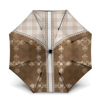 Beige Hawaii Paniolo Quilt Motif Umbrella