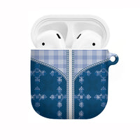 Blue Hawaii Paniolo Quilt Motif AirPods Case