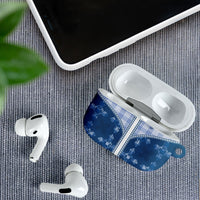 Blue Hawaii Paniolo Quilt Motif AirPods Case