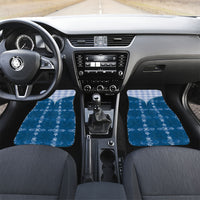 Blue Hawaii Paniolo Quilt Motif Car Mats