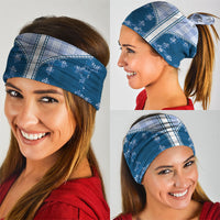 Blue Hawaii Paniolo Quilt Motif Neck Gaiter