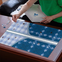 Blue Hawaii Paniolo Quilt Motif Puzzle