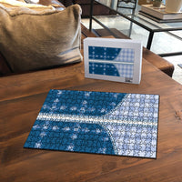 Blue Hawaii Paniolo Quilt Motif Puzzle