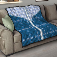 Blue Hawaii Paniolo Quilt Motif Quilt