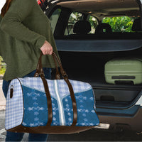 Blue Hawaii Paniolo Quilt Motif Travel Bag