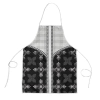 Black Hawaii Paniolo Quilt Motif Apron