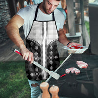 Black Hawaii Paniolo Quilt Motif Apron