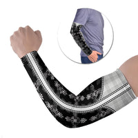 Black Hawaii Paniolo Quilt Motif Arm Sleeves