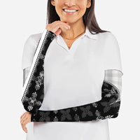 Black Hawaii Paniolo Quilt Motif Arm Sleeves
