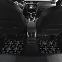 Black Hawaii Paniolo Quilt Motif Car Mats