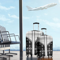 Black Hawaii Paniolo Quilt Motif Luggage Cover