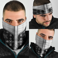Black Hawaii Paniolo Quilt Motif Neck Gaiter