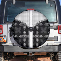 Black Hawaii Paniolo Quilt Motif Spare Tire Cover