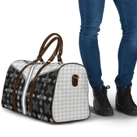 Black Hawaii Paniolo Quilt Motif Travel Bag