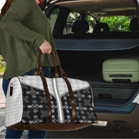 Black Hawaii Paniolo Quilt Motif Travel Bag