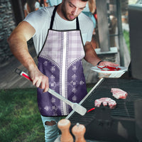 Purple Hawaii Paniolo Quilt Motif Apron