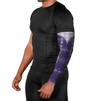 Purple Hawaii Paniolo Quilt Motif Arm Sleeves