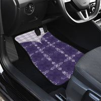 Purple Hawaii Paniolo Quilt Motif Car Mats