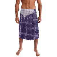 Purple Hawaii Paniolo Quilt Motif Lavalava