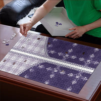 Purple Hawaii Paniolo Quilt Motif Puzzle