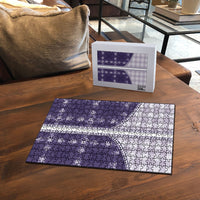 Purple Hawaii Paniolo Quilt Motif Puzzle