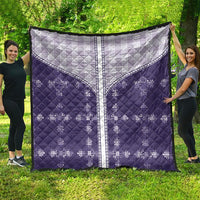Purple Hawaii Paniolo Quilt Motif Quilt