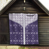 Purple Hawaii Paniolo Quilt Motif Quilt