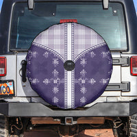 Purple Hawaii Paniolo Quilt Motif Spare Tire Cover