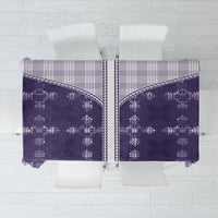 Purple Hawaii Paniolo Quilt Motif Tablecloth
