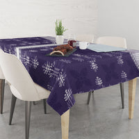 Purple Hawaii Paniolo Quilt Motif Tablecloth