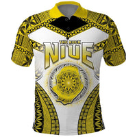 Personalised Niue The Rock Of Polynesia Polo Shirt Peniamina Gospel Day Yellow Version