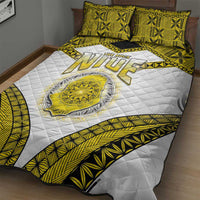 Niue The Rock Of Polynesia Quilt Bed Set Peniamina Gospel Day Yellow Version