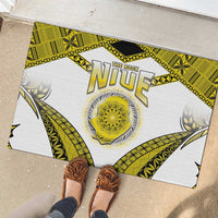 Niue The Rock Of Polynesia Rubber Doormat Peniamina Gospel Day Yellow Version