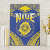 Niue The Rock Of Polynesia Canvas Wall Art Peniamina Gospel Day Blue Version