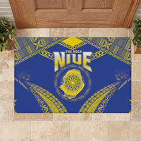Niue The Rock Of Polynesia Rubber Doormat Peniamina Gospel Day Blue Version