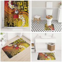 Papua New Guinea Retro Christmas Bathroom Set Hamamas Krismas - Polynesian Pride