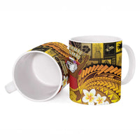 Papua New Guinea Retro Christmas Ceramic Mug Hamamas Krismas - Polynesian Pride