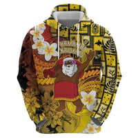 Papua New Guinea Retro Christmas Hoodie Hamamas Krismas - Polynesian Pride