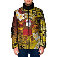 Papua New Guinea Retro Christmas Padded Jacket Hamamas Krismas - Polynesian Pride