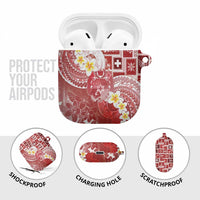 Tonga Christmas AirPods Case Kilisimasi Fiefia Retro Style Red LT05 - Polynesian Pride