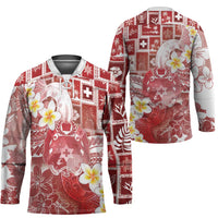 Tonga Christmas Hockey Jersey Kilisimasi Fiefia Retro Style Red LT05 - Polynesian Pride